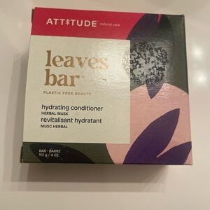 Attitude Natural Care Nourishing Moisturizing Conditioner LEAVES Bar Vegan 4oz